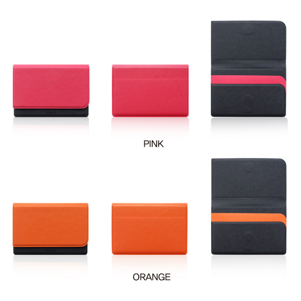 Color - Fenice Premium business PU cover card case pocket