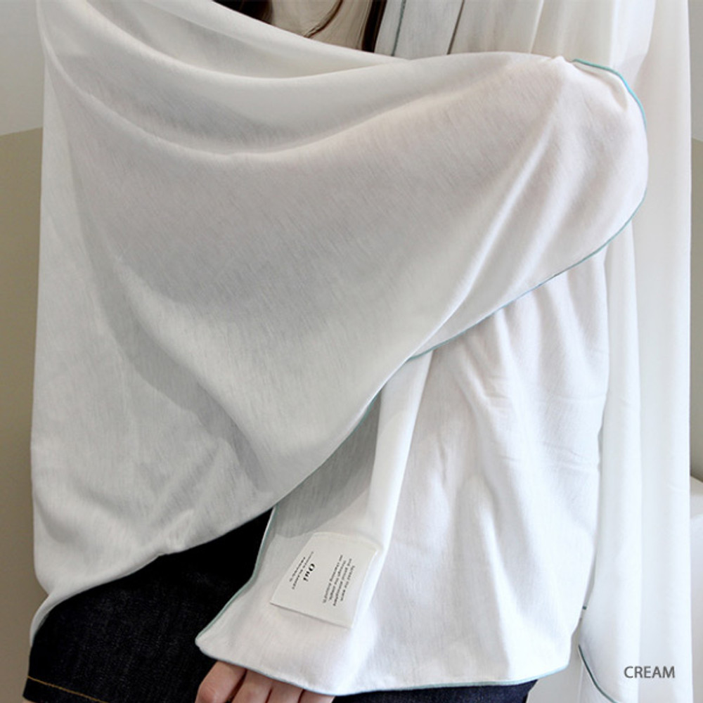 Cream - Gunmangzeung Oui around'D fabric summer blanket ver3