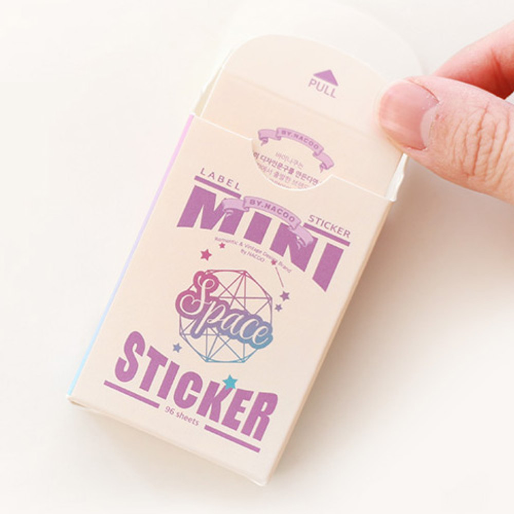 Smart Package - NACOO Space Mini Label Sticker Pack
