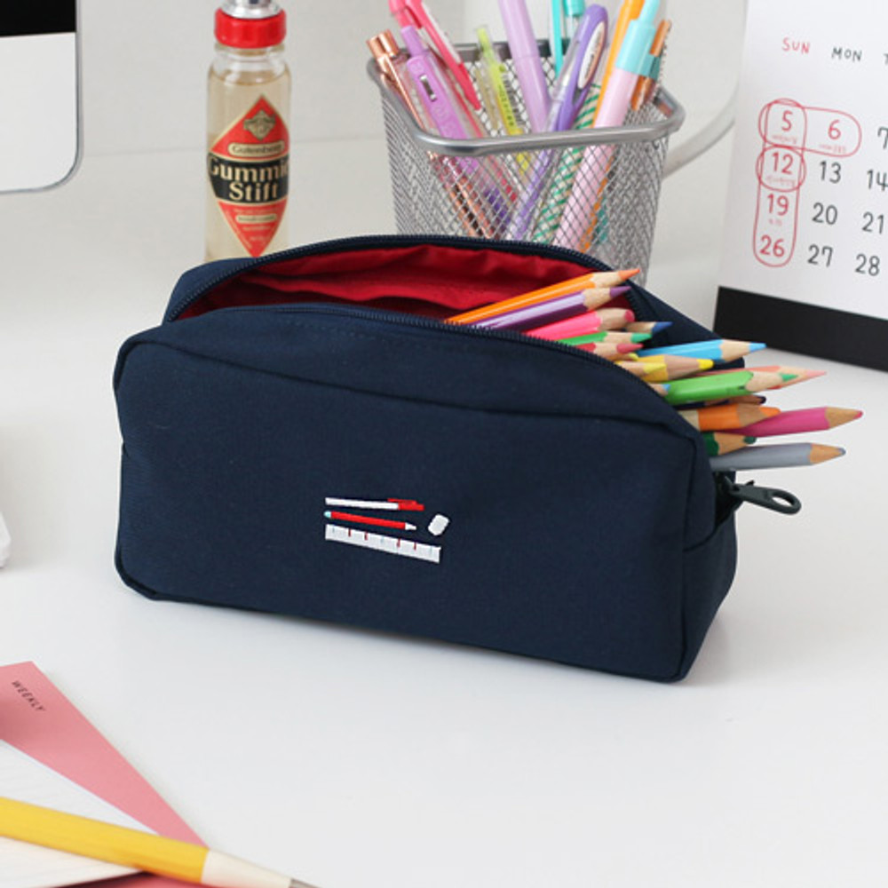 2NUL Giant Pencil Pouch, Navy