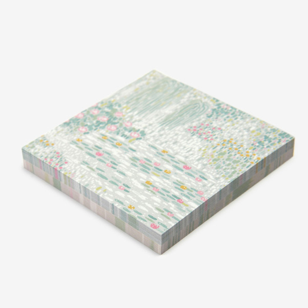 100 sheets - Dailylike Giverny 2 designs memo writing notepad