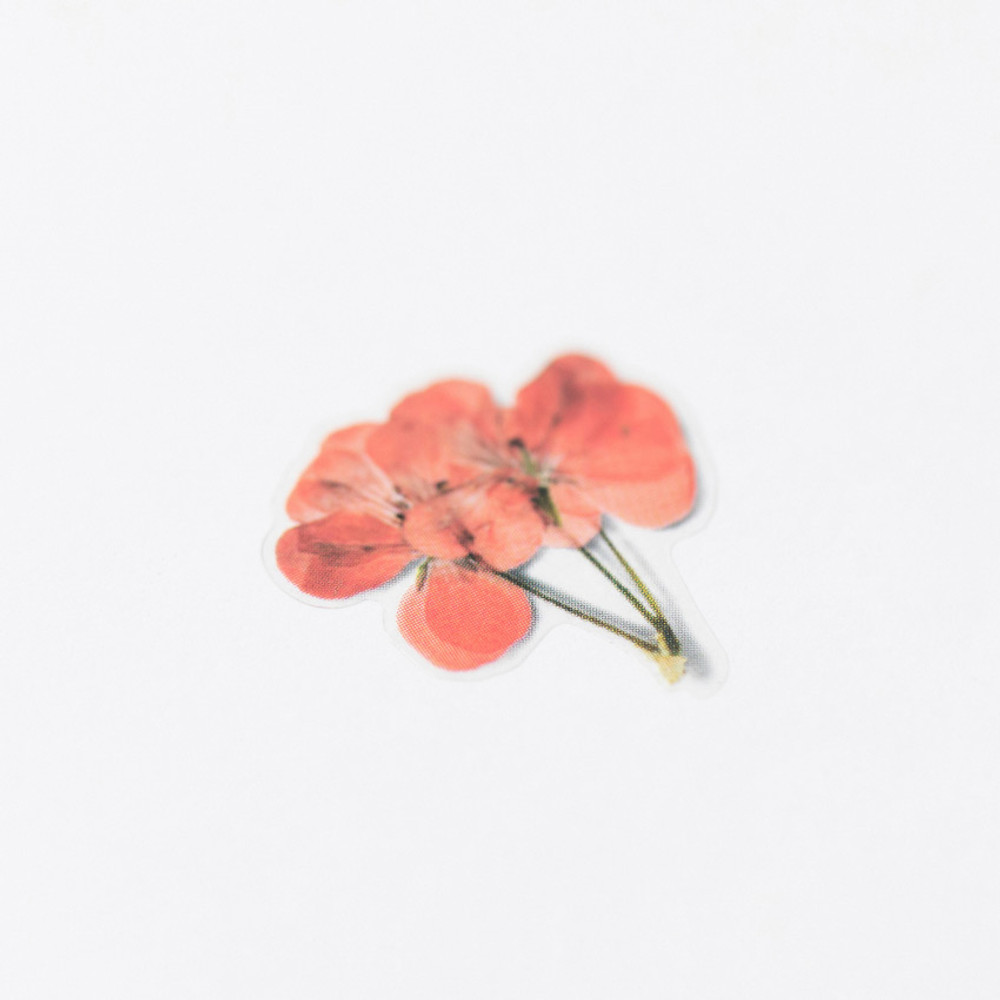 Appree Geranium Pressed Flower Sticker