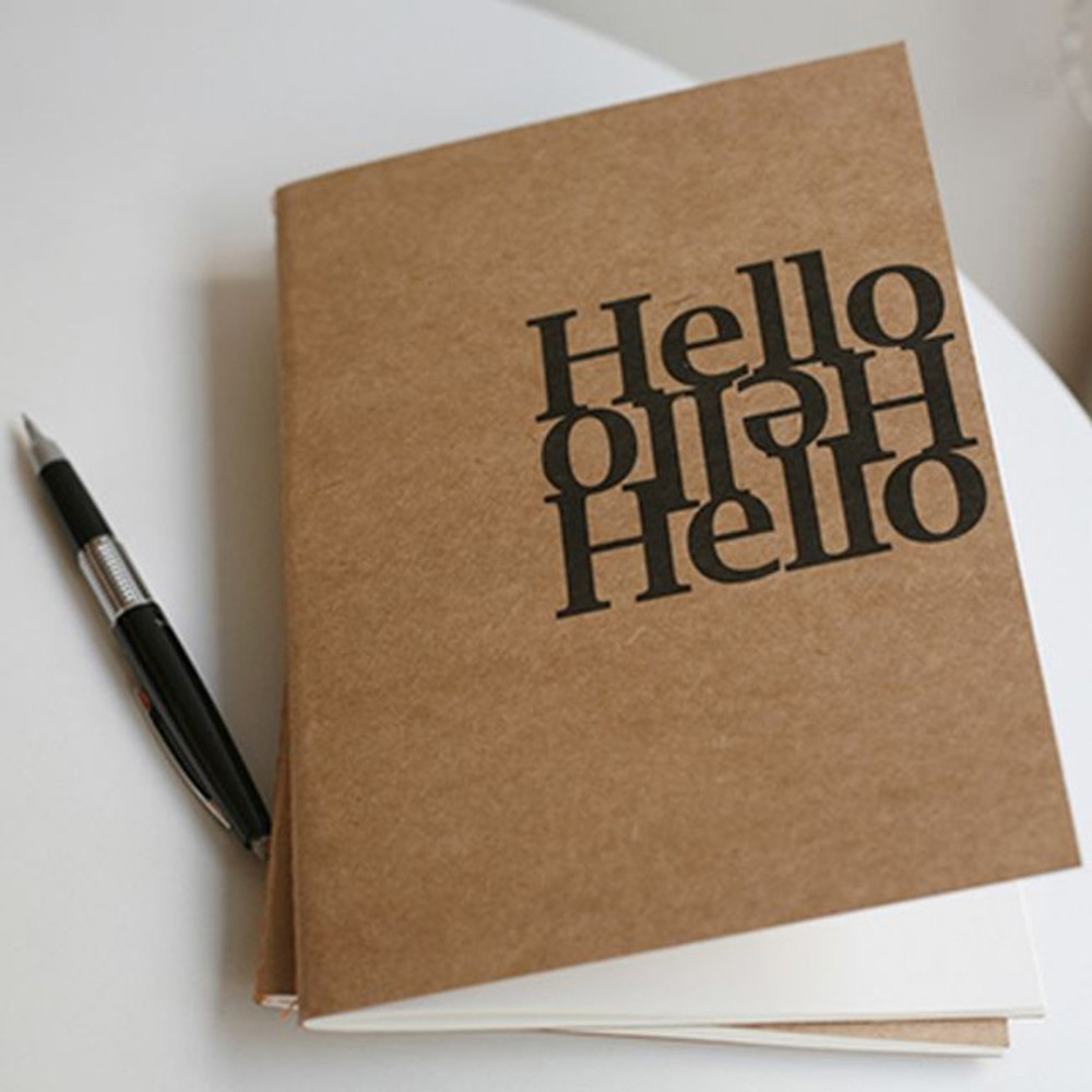 Brown A5 Plain Notebook