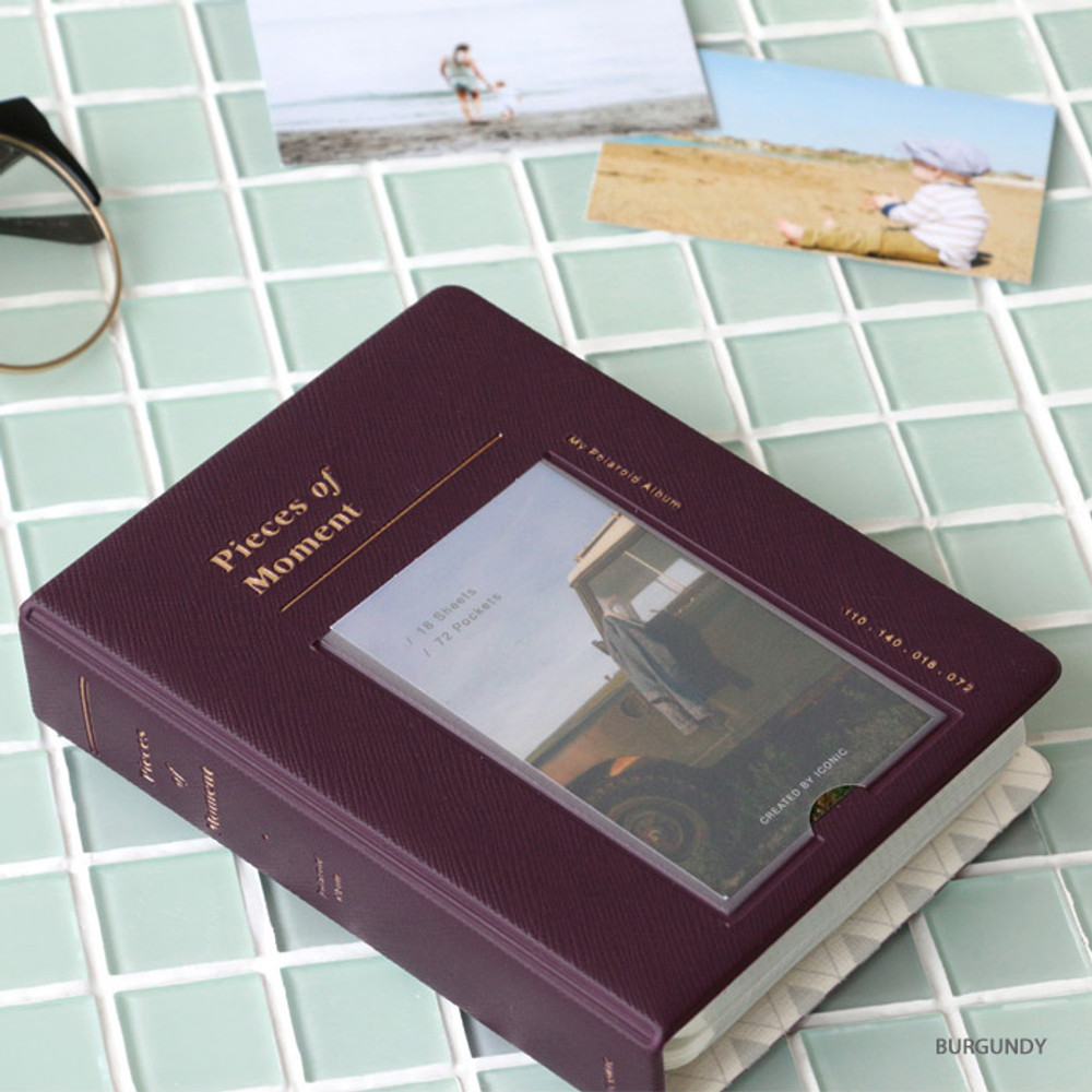Hoogte Zogenaamd achterzijde ICONIC Instax mini polaroid slip in photo album ver4