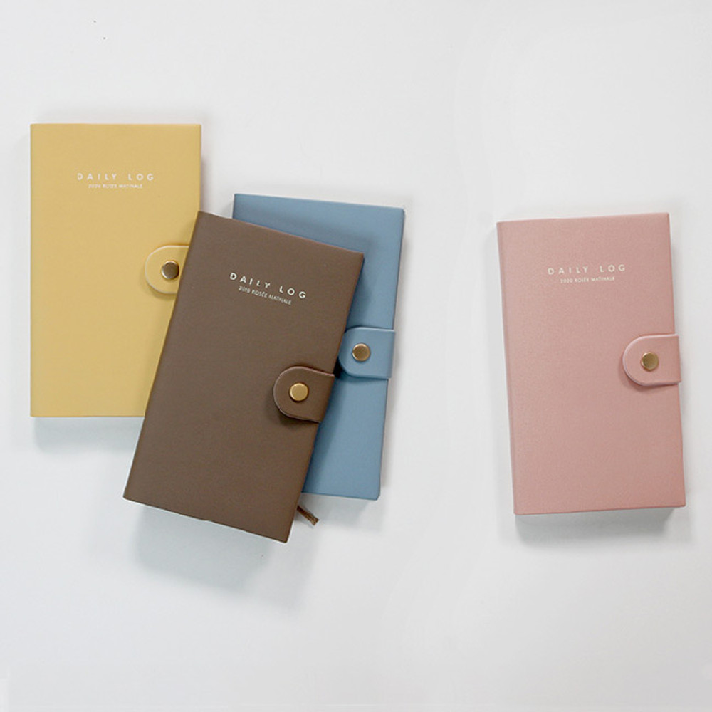 GMZ 2020 The daily log button dated weekly diary planner