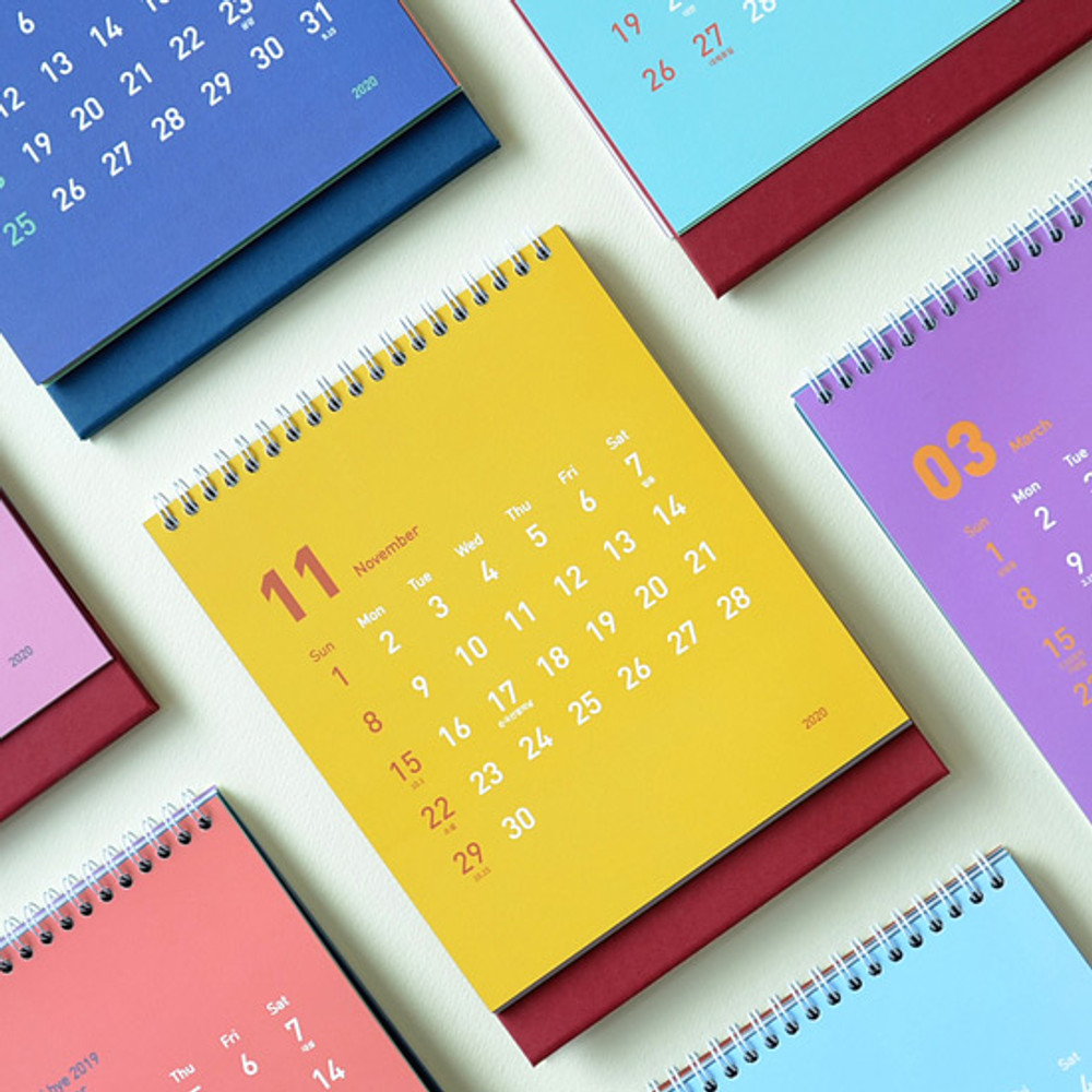 Jam studio 2020 Welcome standing desk flip calendar