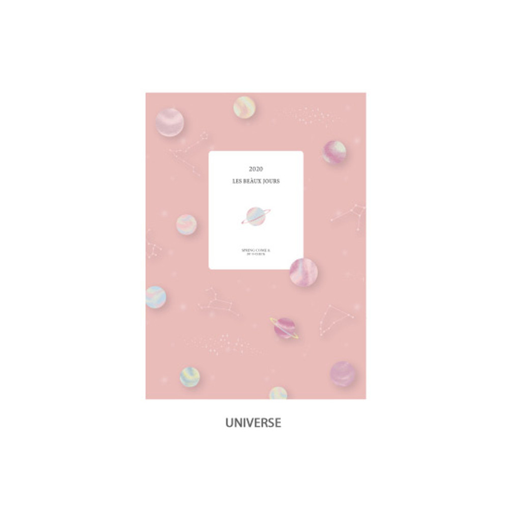 Universe - O-CHECK 2020 Les beaux jours dated weekly diary planner