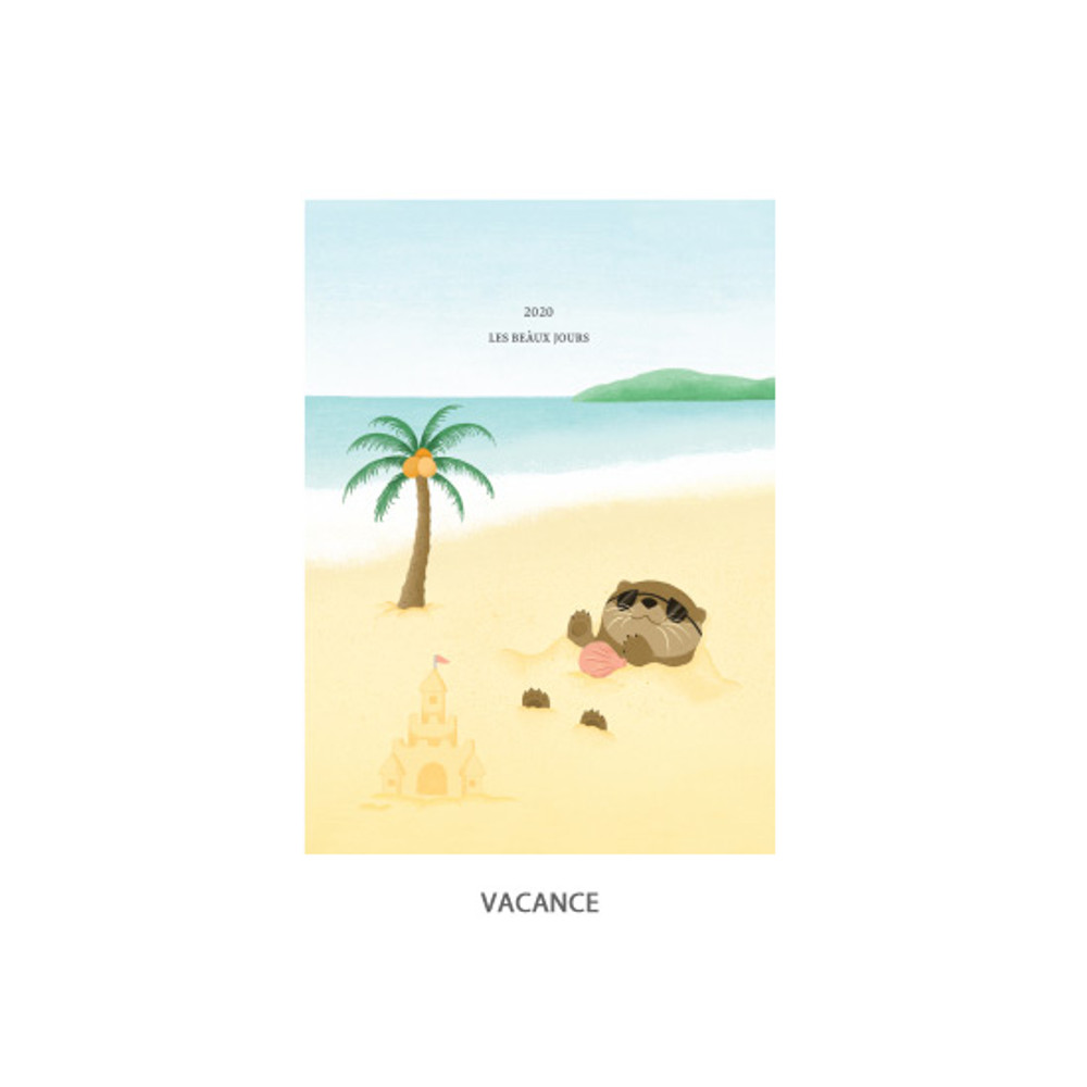 Vacance - O-CHECK 2020 Les beaux jours dated weekly diary planner