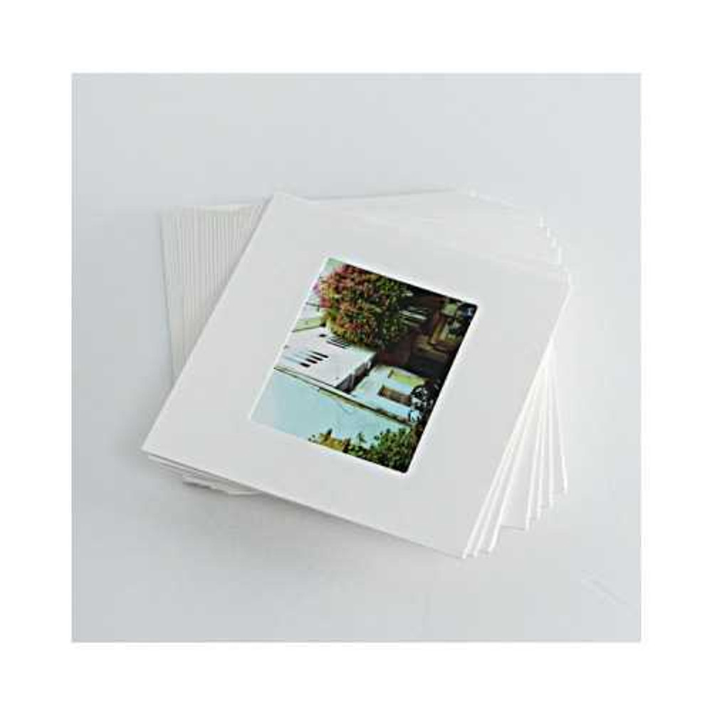 Moods&Views 4X6 White paper photo frame set of 10 sheets