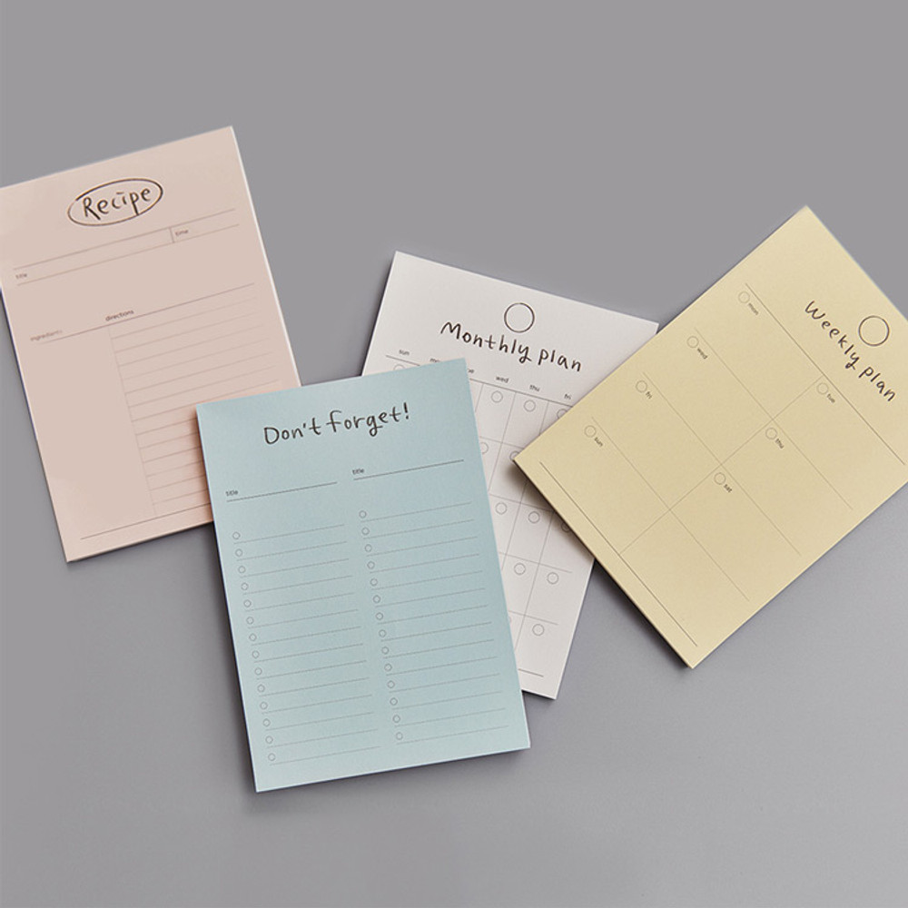 Gyou Component B6 memo writing notepad