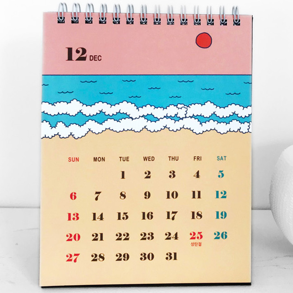 Design Comma-B 2020 Today standing monthly desk calendar
