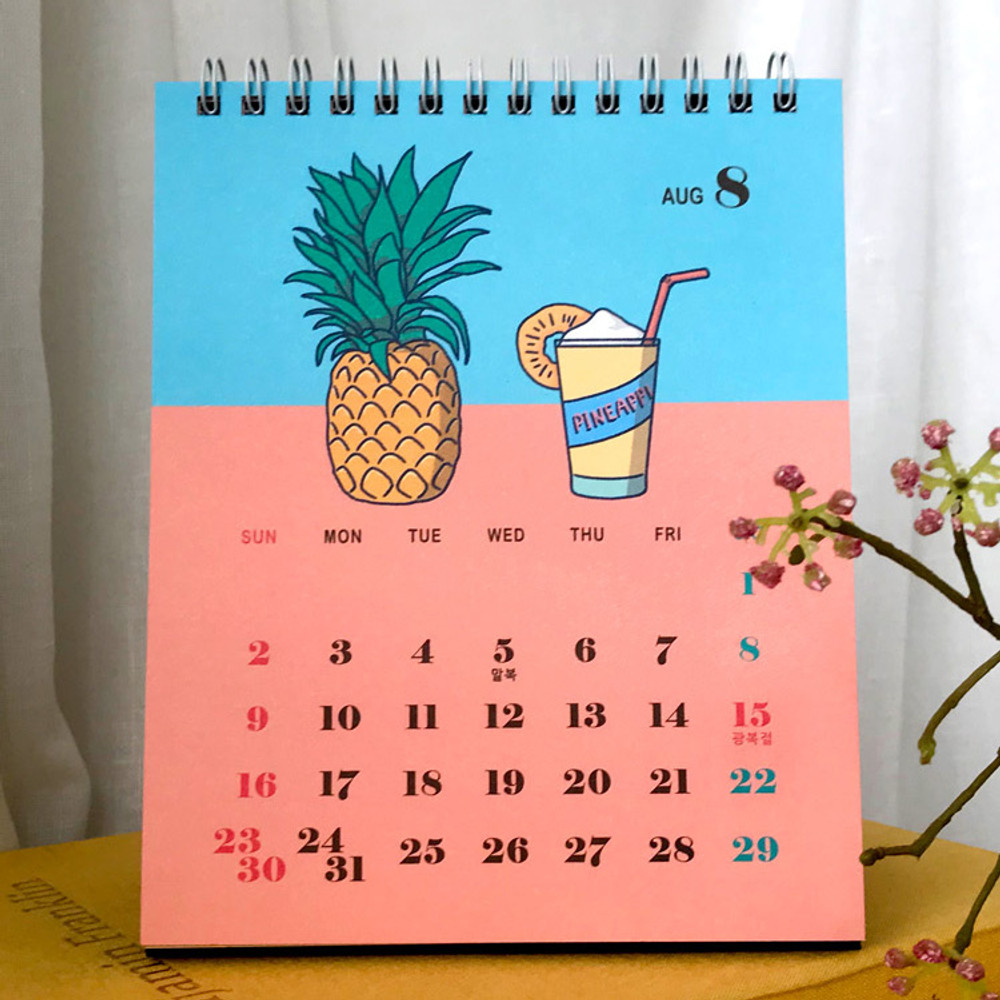 Design Comma-B 2020 Today standing monthly desk calendar