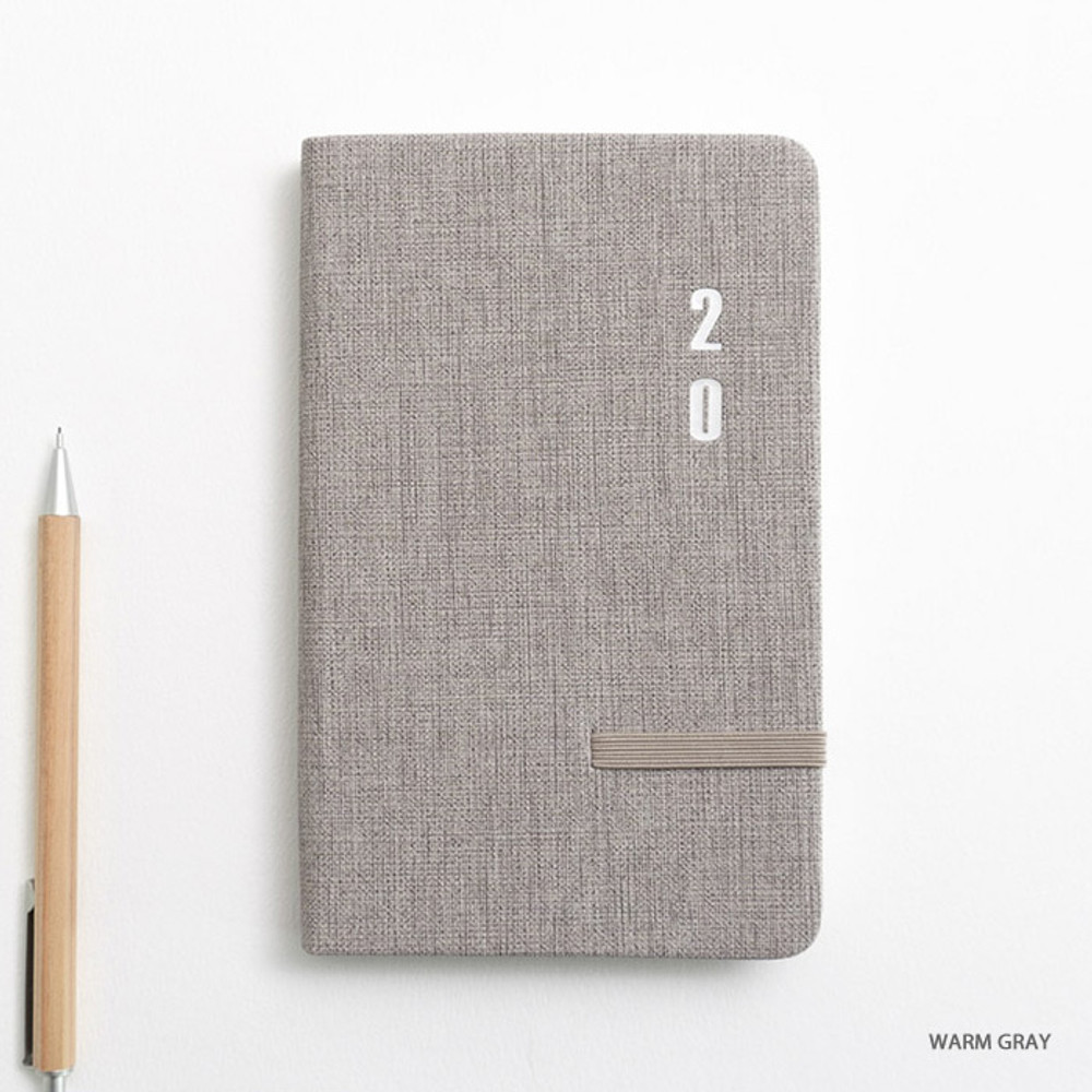 Warm gray - eedendesign 2020 Simple dated weekly diary planner