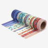 10 Masking tapes - Dailylike A peaceful town 10 masking tapes set with tin case