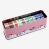 Dailylike A peaceful town 10 masking tapes set with tin case