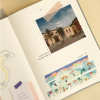 Usage example - Dailylike A peaceful town 10 masking tapes set with tin case