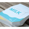 WM Milk packaging shape memo pad, note pad