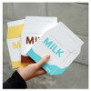 WM Milk packaging shape memo pad, note pad