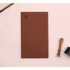 Brown - Bookfriends ABC large grid notebook