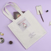 Pastel Pink - Bookfriends Anne of green gables cotton shoulder bag