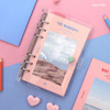 Baby pink - Second Mansion Moment A6 6-ring dateless weekly diary planner