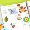 Usage example - Second Mansion Retro mood deco sticker sheets set