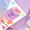 Usage example of  Second Mansion Creamy friends deco point sticker