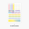 Mistic Moon - Second Mansion Schedule check deco planner sticker set