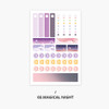Magical night - Second Mansion Schedule check deco planner sticker set