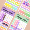 Second Mansion Schedule check deco planner sticker set