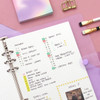 Usage example - Second Mansion Damwha 6-ring A5 size grid notebook