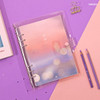 Twinkle - Second Mansion Damwha 6-ring A5 size grid notebook
