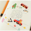 Usage example - Dailylike Jelly bear removable deco sticker set of 8 sheets