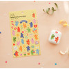 Dailylike Jelly bear removable deco sticker set of 8 sheets