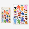 Ootd - Dailylike Jelly bear removable deco sticker set of 8 sheets