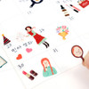 Bookfriends Anne of green gables deco clear sticker