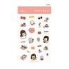 Cafe - Dash And Dot Girl's day clear deco sticker