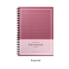 Burgundy - 2young Index cornell spiral lined notebook