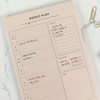 Weekly plan - PAPERIAN Lifepad A5 dateless desk planner 60 sheets