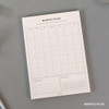 Monthly plan - PAPERIAN Lifepad A5 dateless desk planner 60 sheets