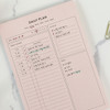 Daily plan - PAPERIAN Lifepad A5 dateless desk planner 60 sheets