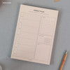Weekly plan - PAPERIAN Lifepad A5 dateless desk planner 60 sheets