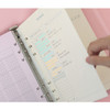 120gsm paper - PAPERIAN Make a memo 6-ring A5 size planner notebook refill