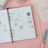Usage example - PAPERIAN Make a memo 6-ring A5 size planner notebook refill