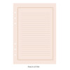 Peach letter - PAPERIAN Lifepad 6-ring A5 size notebook refillript Paper