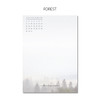 Forest - O-CHECK 365 daily single hole punched memo notepad