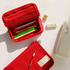 Red - After The Rain On the table zipper pencil case pouch