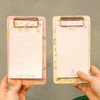 N.IVY Buri clipboard memo holder with 30 notes sheets