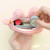 Inside of Iconic Furry buddy zipped card case holder