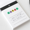 Usage example - 2NUL Drawing alphabet color sticker set